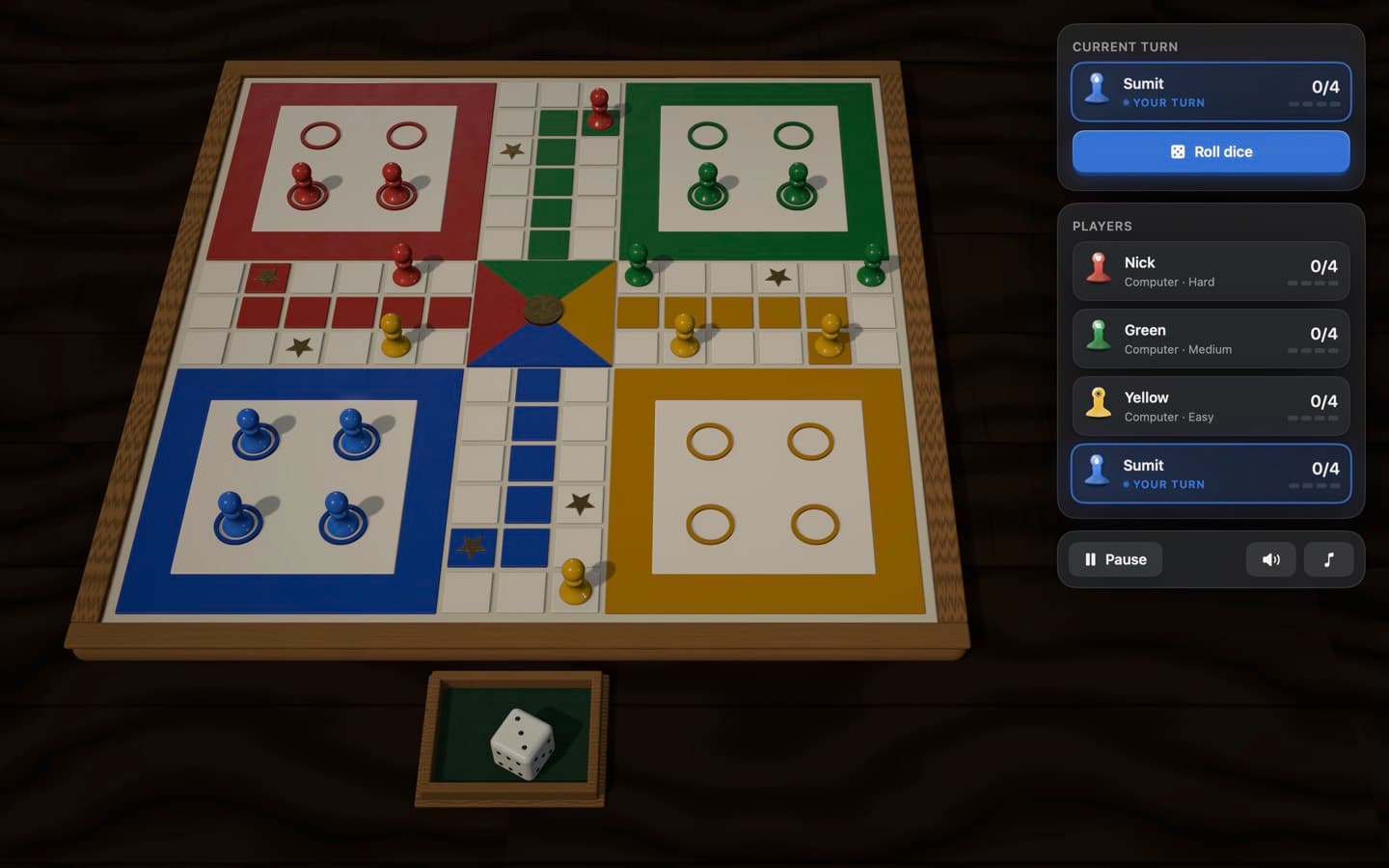 The same board in dark appearance.